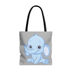 Companion Tote to the Crochet Word Chart Baby Elephant Baby Blanket